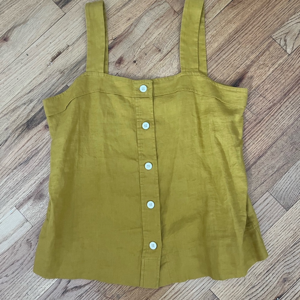 Everlane Linen Sleeveless Blouse